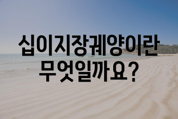 십이지장궤양이란 무엇일까요?