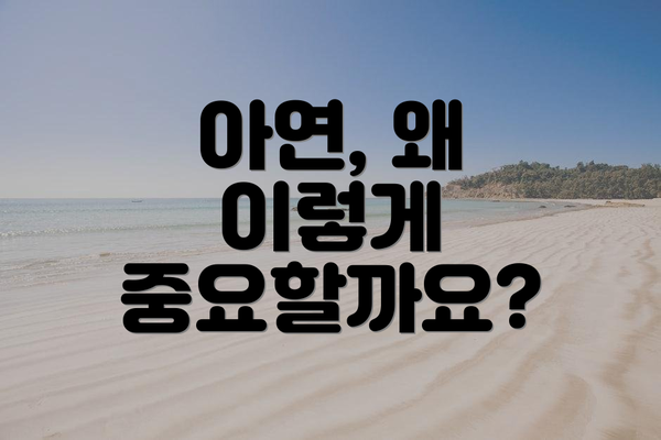 아연, 왜 이렇게 중요할까요?